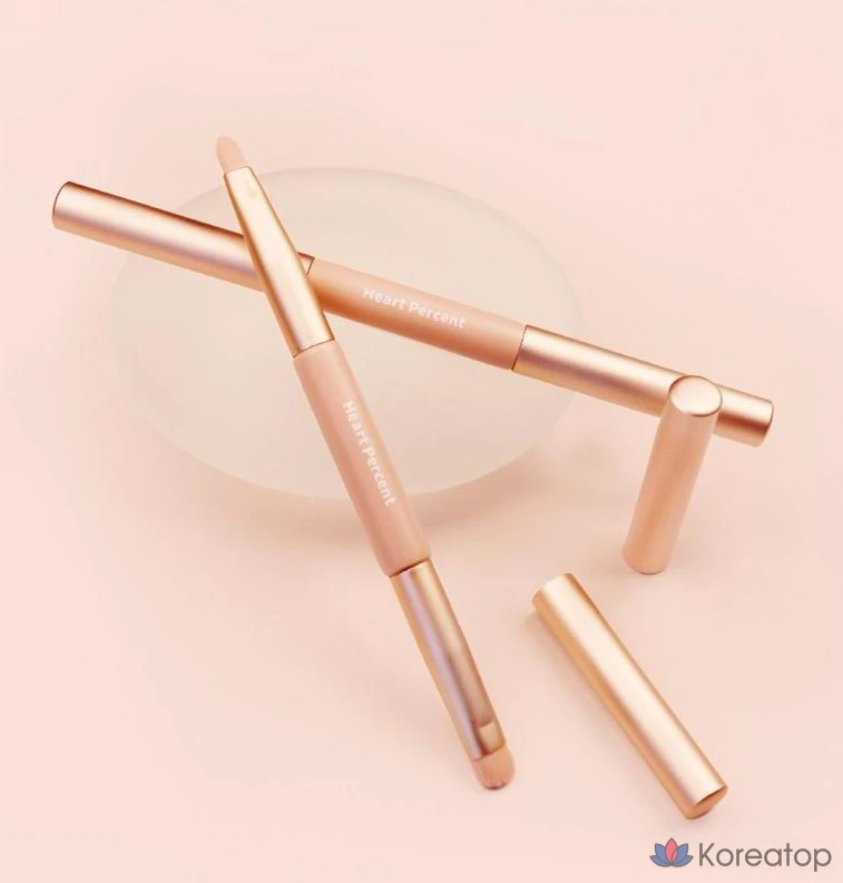 Двусторонняя кисточка для губ Heart Percent, 1 шт.