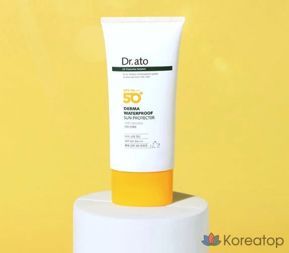 Водостойкий солнцезащитный крем Dr. Ato Derma SPF50+ PA++++, 1 шт., 80 мл