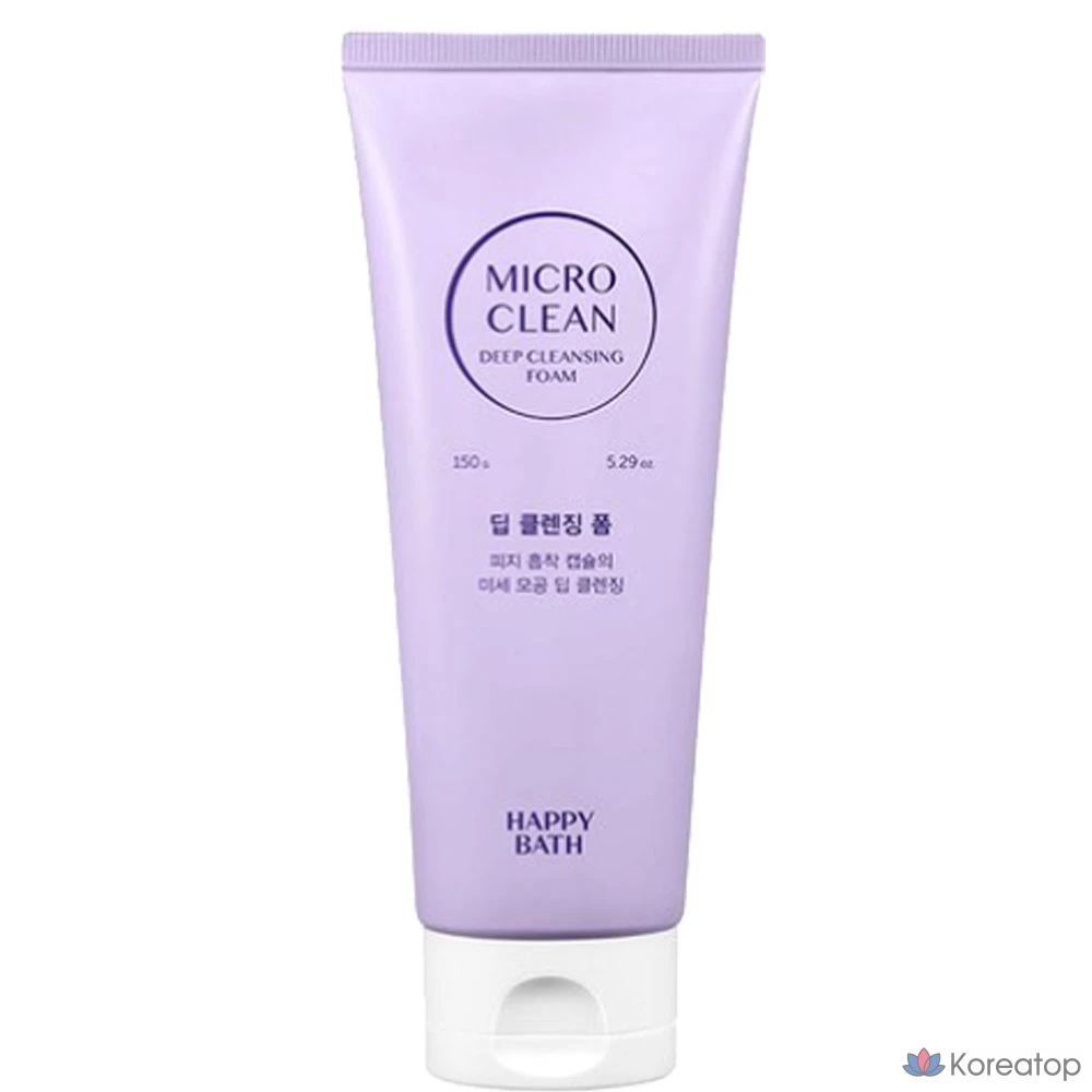 Пенка для глубокого очищения Happy Bath Micro Clean, 150 г, 1 упаковка