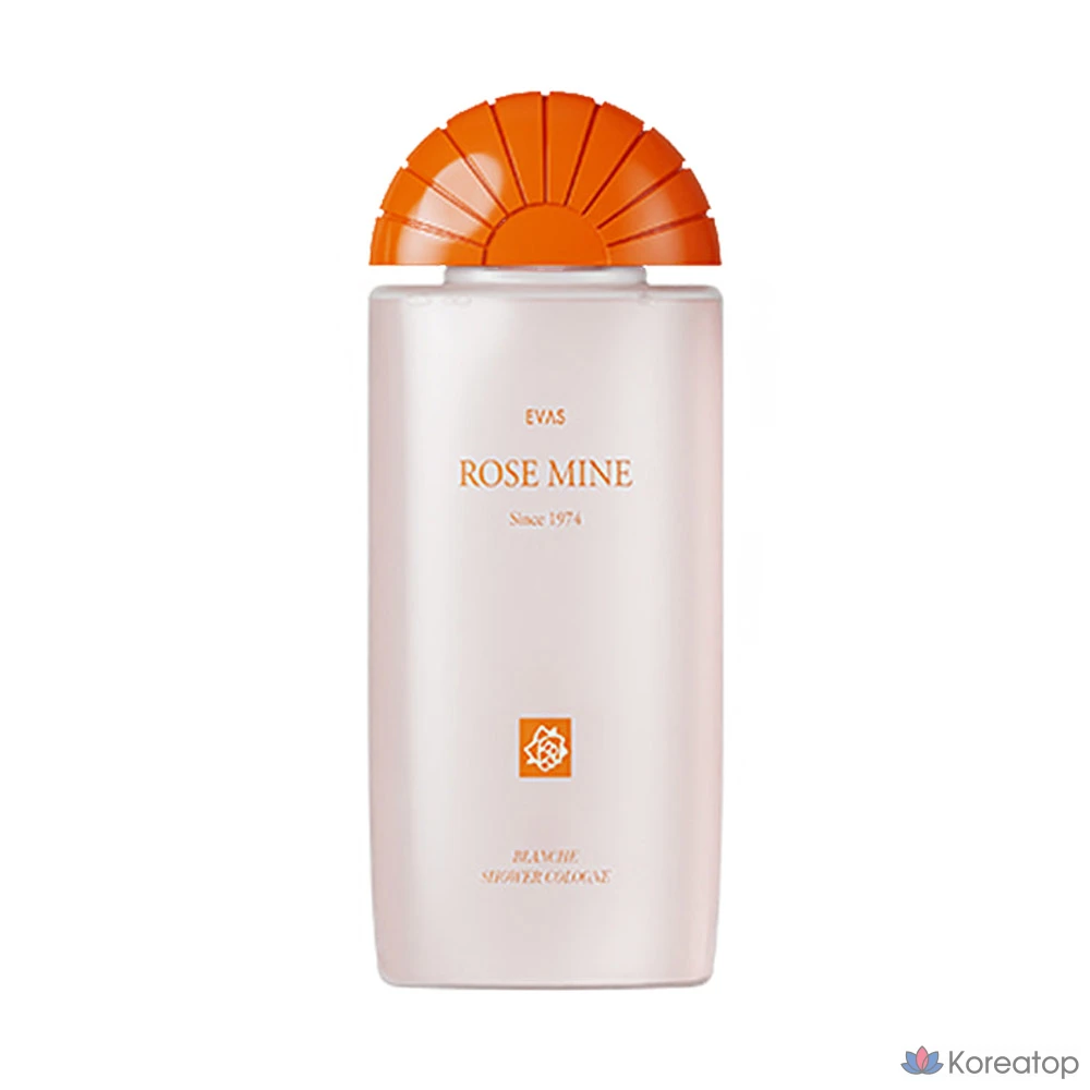 Одеколон для душа Evas Cosmetics Rosemine Blanche, 185 мл, 1 шт.