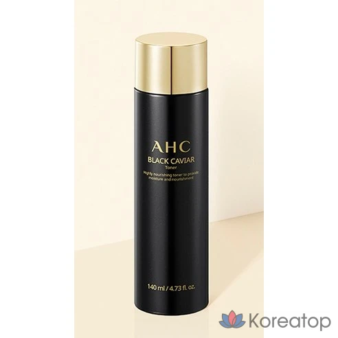 Тоник для лица AHC Black Caviar, 140 мл