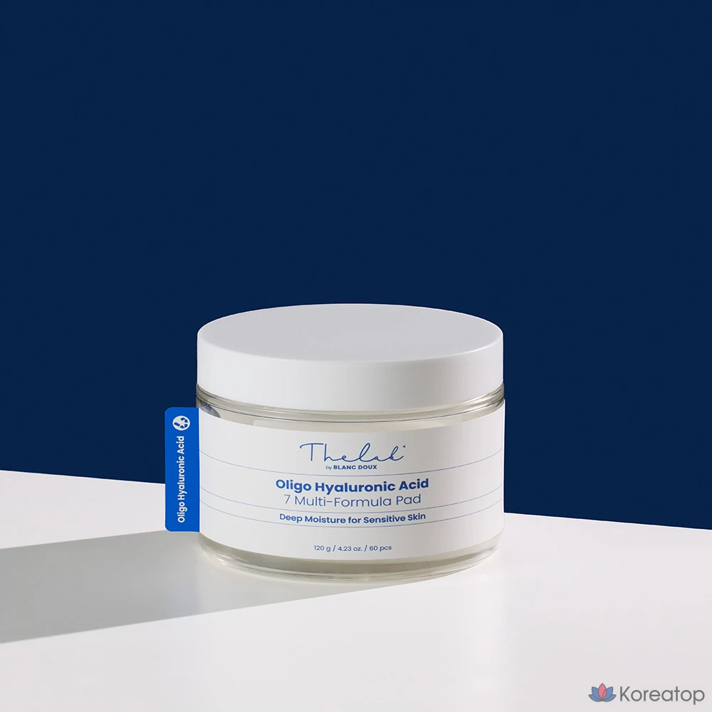 The Lab by Blanc Doux Oligo Hyaluronic Acid 7 Multi Formula Pad, 120 г, 60 листов, 1 шт.