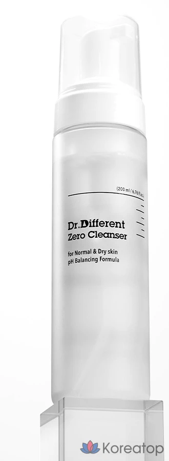 Очищающее средство Dr. Different Zero для нормальной и сухой кожи, 200 мл, 1 шт.