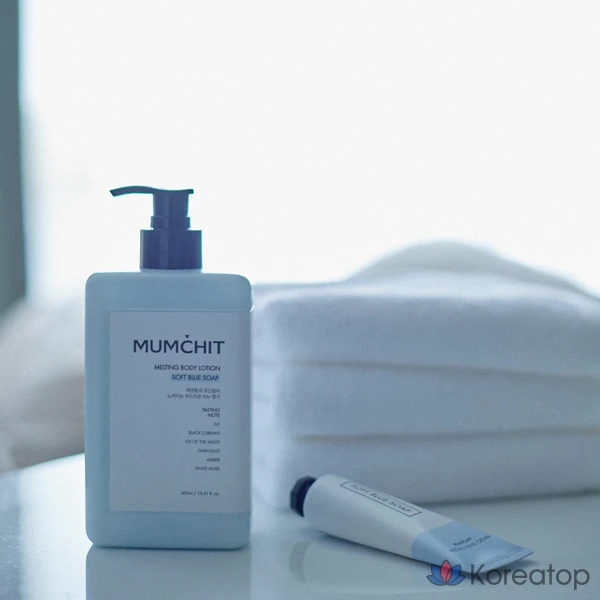 Лосьон для тела Stop MUMCHIT, бледно-зеленый, с травяным ароматом, 400 мл, 1 шт.