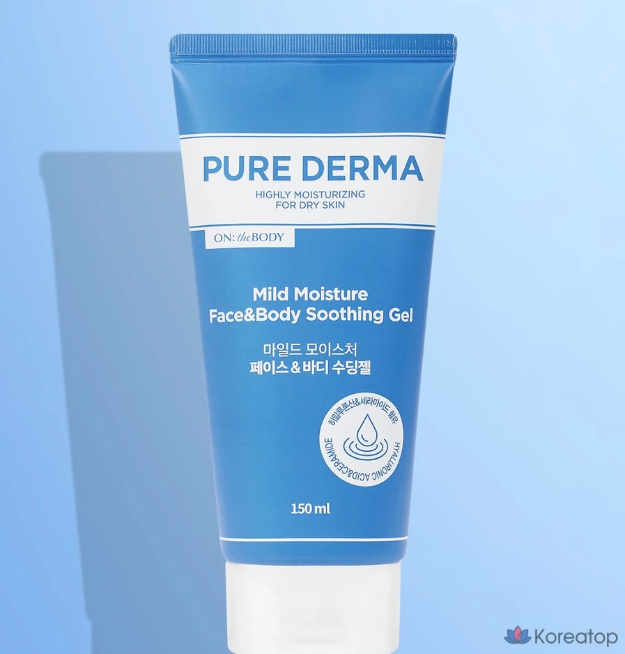 Увлажняющий успокаивающий гель для тела Pure Derma Mild Moisture Soothing Gel, 150 мл, 1 шт.