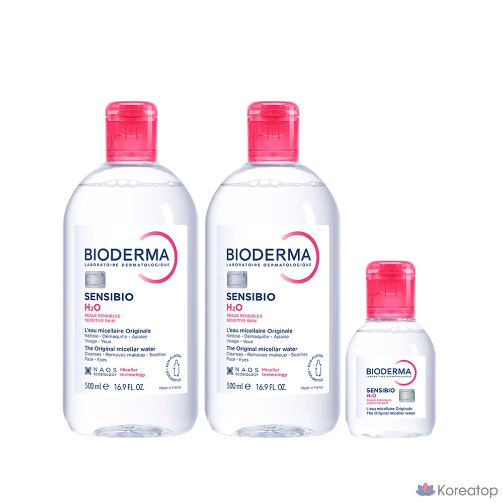 Очищающая вода Bioderma Sensibio H2O, 2 набора, фото 2