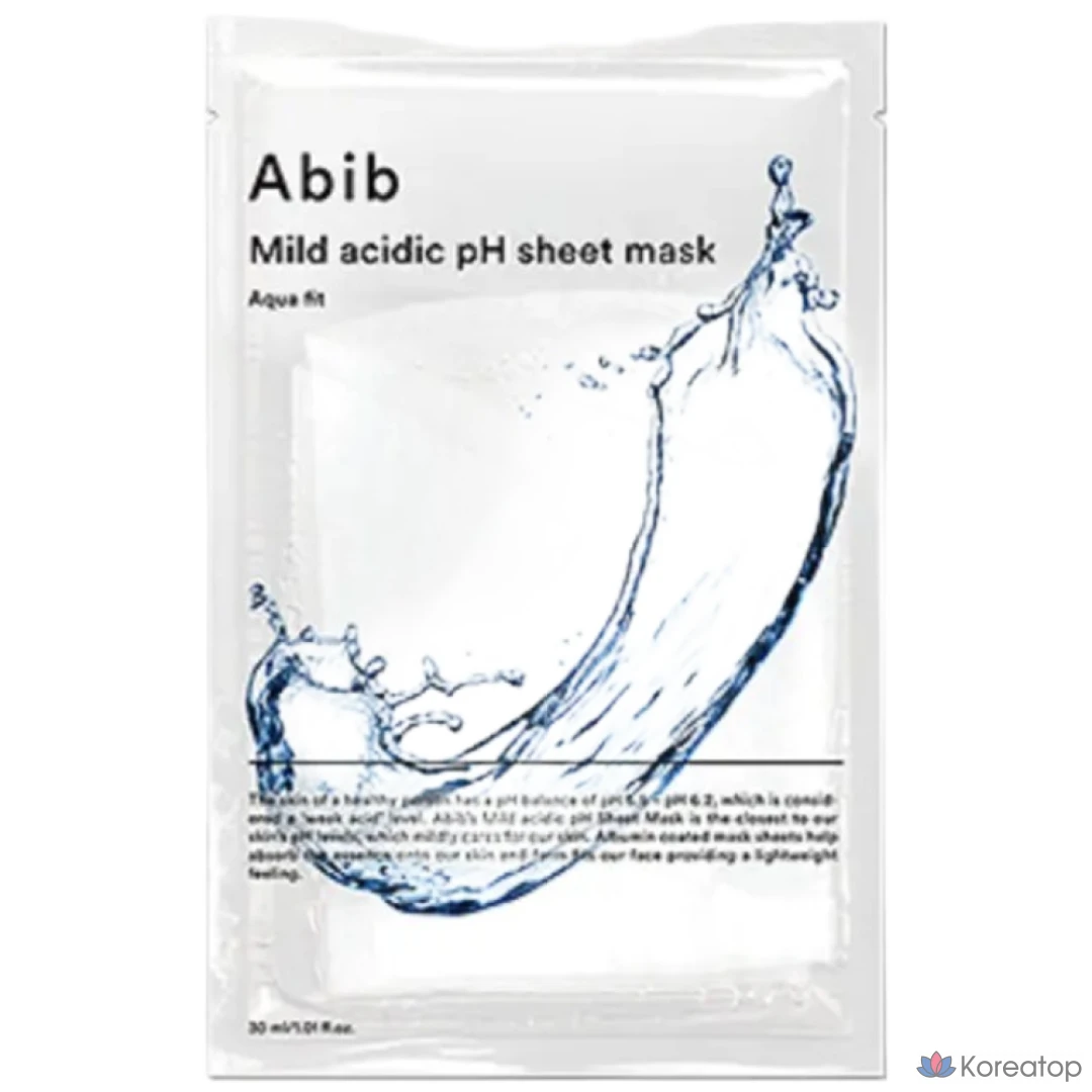 Тканевые маски для лица Abib с мягким кислым pH и экстрактом полыни, упаковка из 10 штук, 3 упаковки.