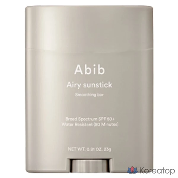AbiB Airy Sun Stick Smoothing Bar SPF50+ PA++++, 23 г, 1 шт.