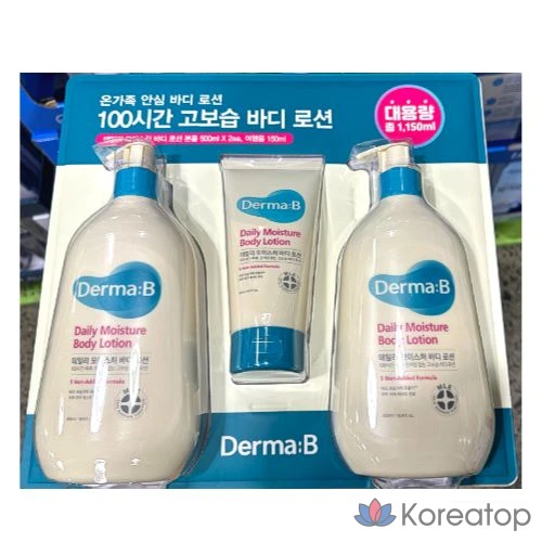 Лосьон для тела DERMA:B Daily Moisture Body Lotion, 1.3 л, 1 шт.