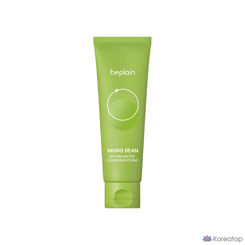 Очищающая пенка Beplain с мягкой кислотностью и экстрактом зеленой фасоли, 80 мл, 1 шт., фото 2