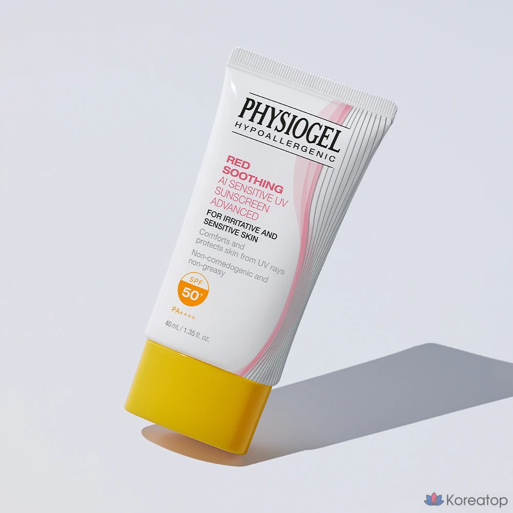 Солнцезащитный крем PHYSIOGEL Red Soothing AI Sensitive UV Sunscreen Advanced SPF50+ PA++++, 40 мл, 1 шт.