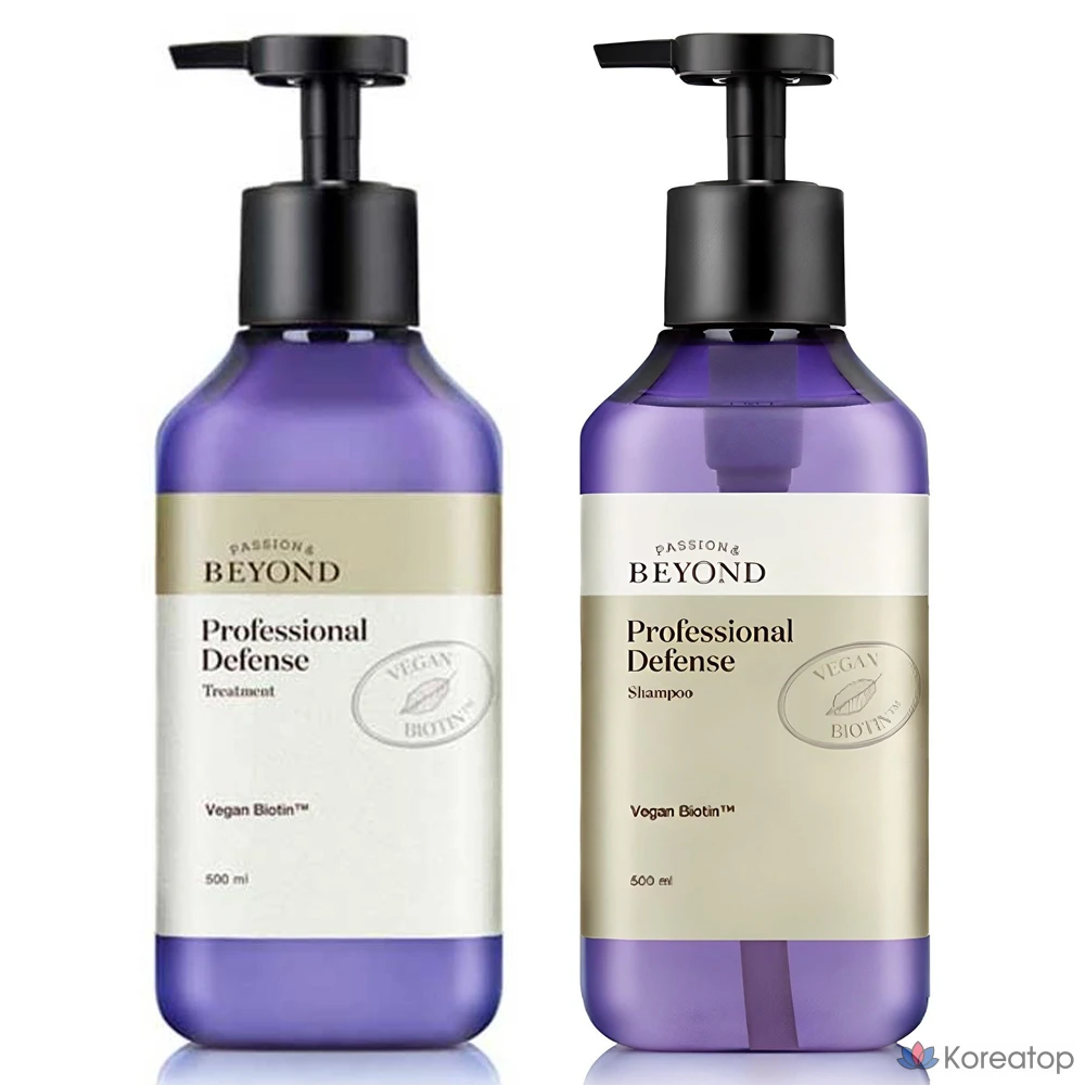 Шампунь и средство для ухода за волосами BEYOND Professional Defense Hair Loss Relief Vegan, 500 мл, 1 шт.
