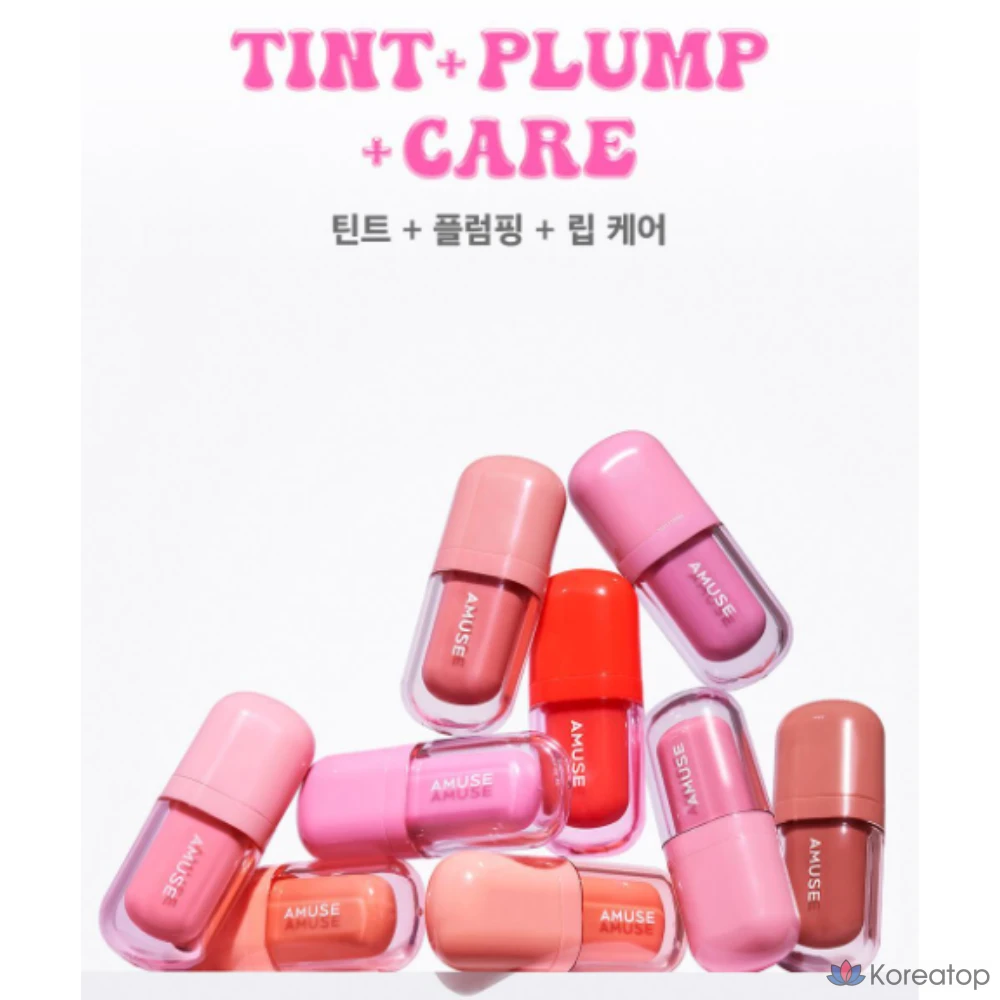 Тинт для губ AMUSE Bebe Tint, оттенок 01 Peach Love, 1 шт., фото 2