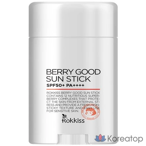 Солнцезащитный стик Rokkiss Berry Good SPF50+ PA++++, 15 г