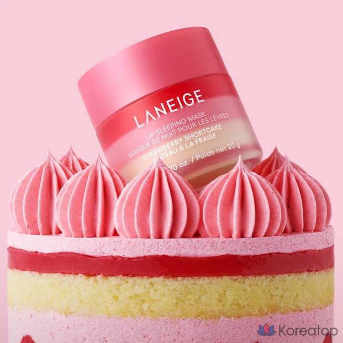 Ночная маска для губ Laneige EX «Клубничный пирог», 20 г, 1 упаковка, 1 шт.