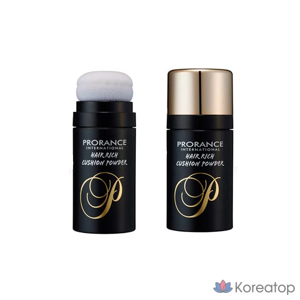 Кушон-пудра для волос Prorance Hair Rich Cushion Powder, оттенок 02 Black Brown, 15 г, 1 шт., фото 2