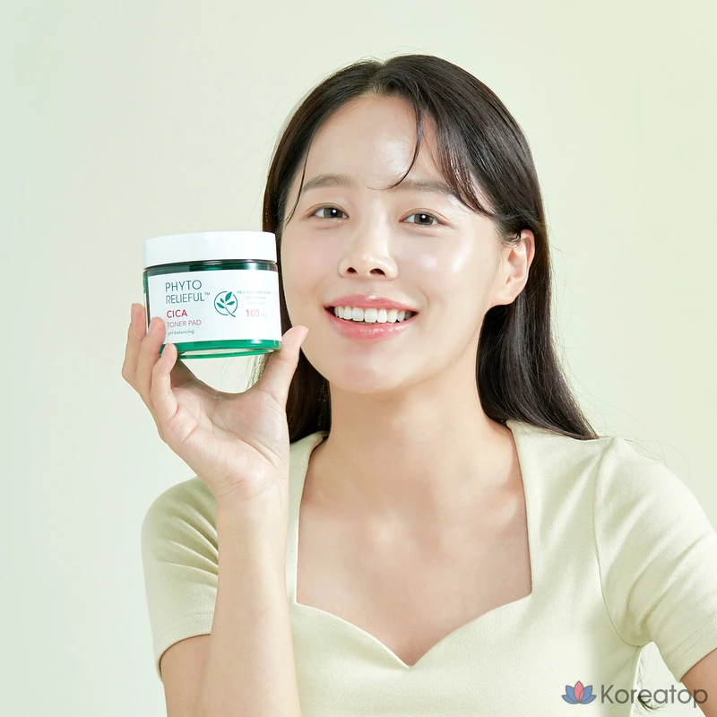 Тонизирующие подушечки для лица Thank You Farmer Phyto Lilyful Cica, 210 мл, 100 листов, 1 шт.