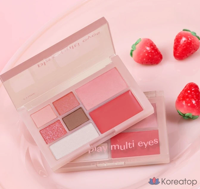 Палетка теней для век Etude House Play Multi Eyes Palette, оттенок Sweet Strawberry, 1 шт.