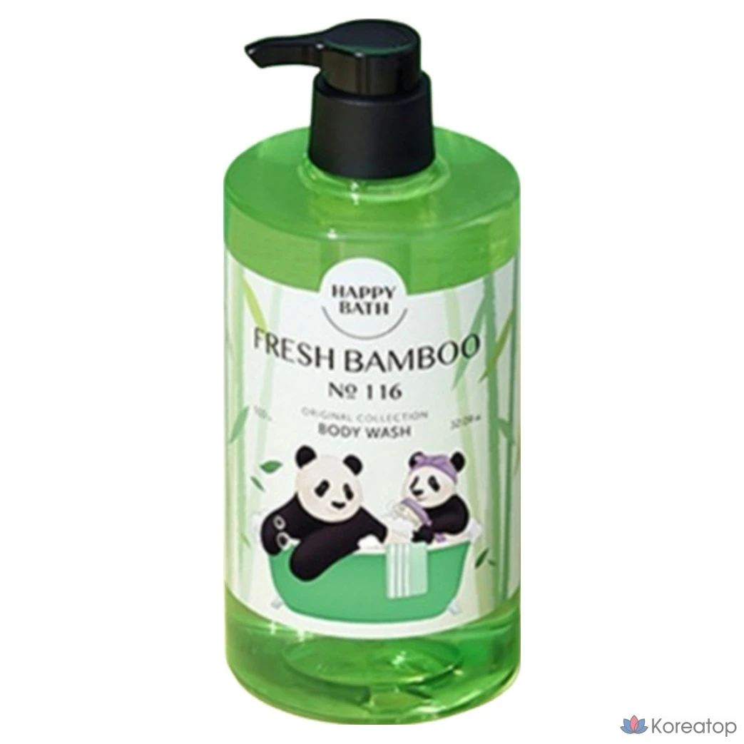 Гель для душа Happy Bath Bao Family Original Collection, аромат свежего бамбука, 910 мл, 1 шт.