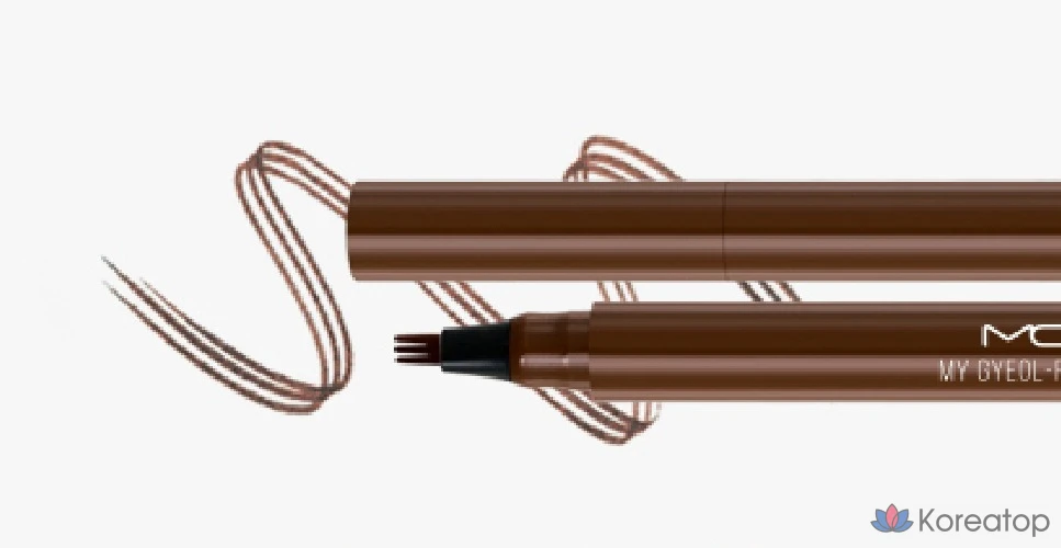 Тинт для бровей Mqny New York My Fit, 0,8 г, темно-коричневый, 1 шт.