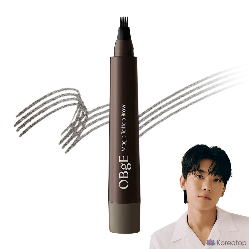 OBge Magic Tattoo Eyebrow, 2 мл, натуральный серый, 1 шт.