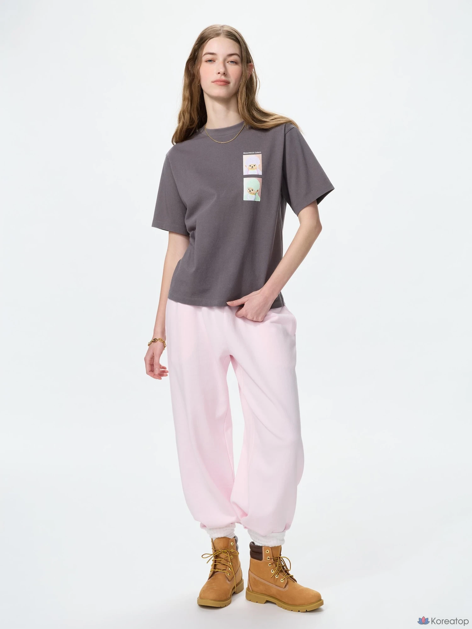 Футболка Uniqlo Monchhichi UT Graphic T D
