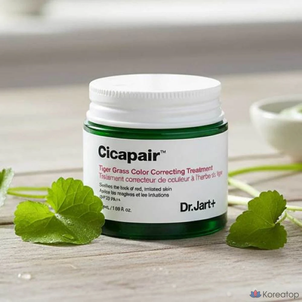 Корректирующий крем Dr. Jart+ Cicapair Tiger Grass Color Correcting Treatment, 50 мл, 1 шт.