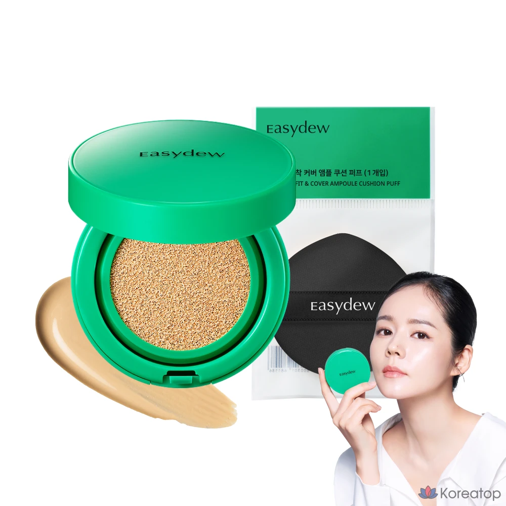 Кушон Easydew Mela B Toning Ampoule Cushion Puff, оттенок 23 Beige, 13 г, 1 шт., фото 2