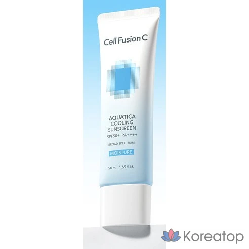 Охлаждающий солнцезащитный крем Cellfusion C Aquatica SPF50+ PA++++