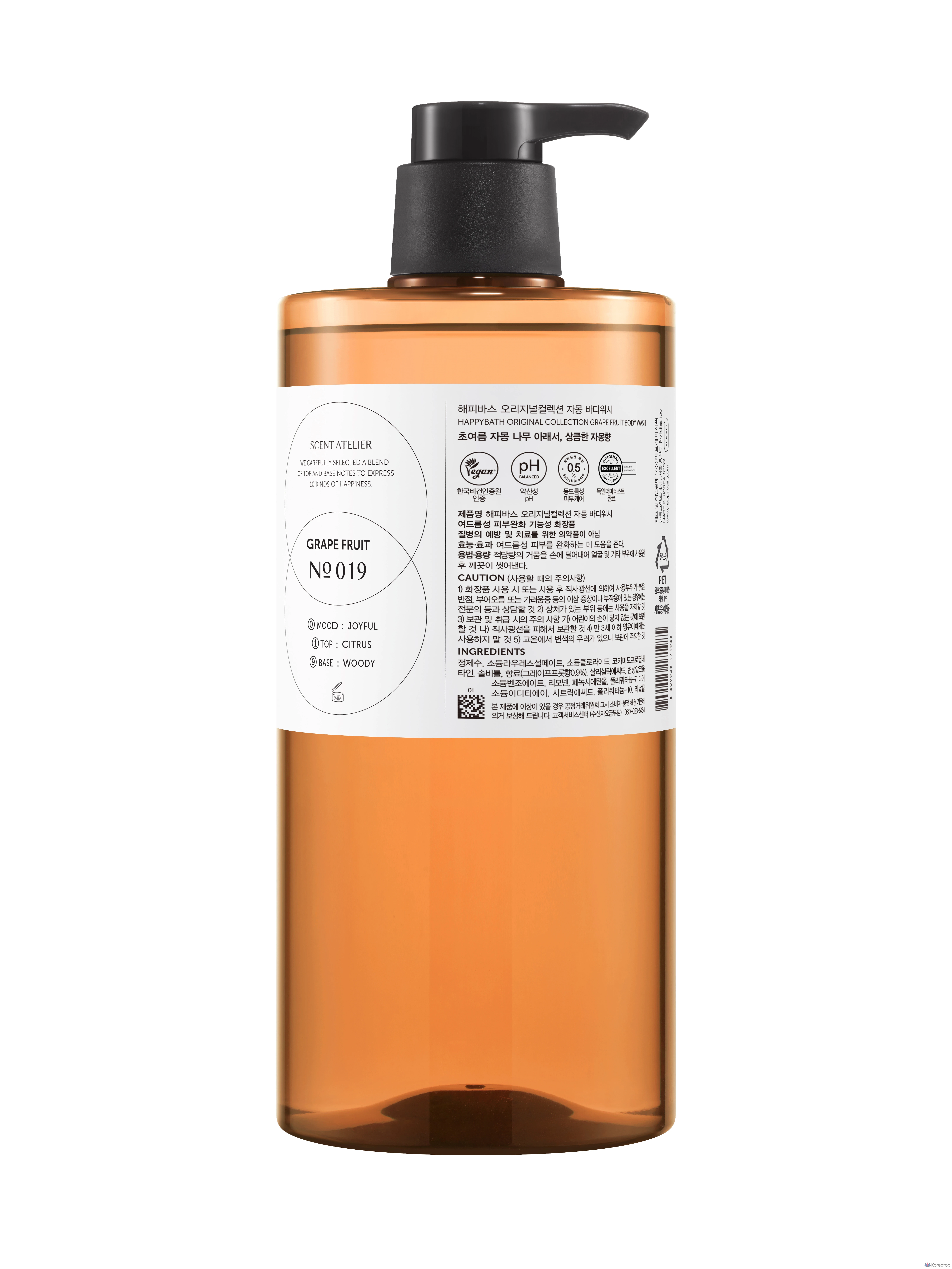 Гель для душа Happy Bath Original Collection Grapefruit, 1200 г, 1 шт.