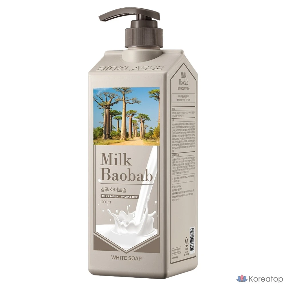 Шампунь-мыло «Milk Baobab» с ароматом белого мыла, 1 л, 1 шт.