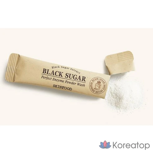 Пудра для умывания Skinfood Black Sugar Perfect Enzyme