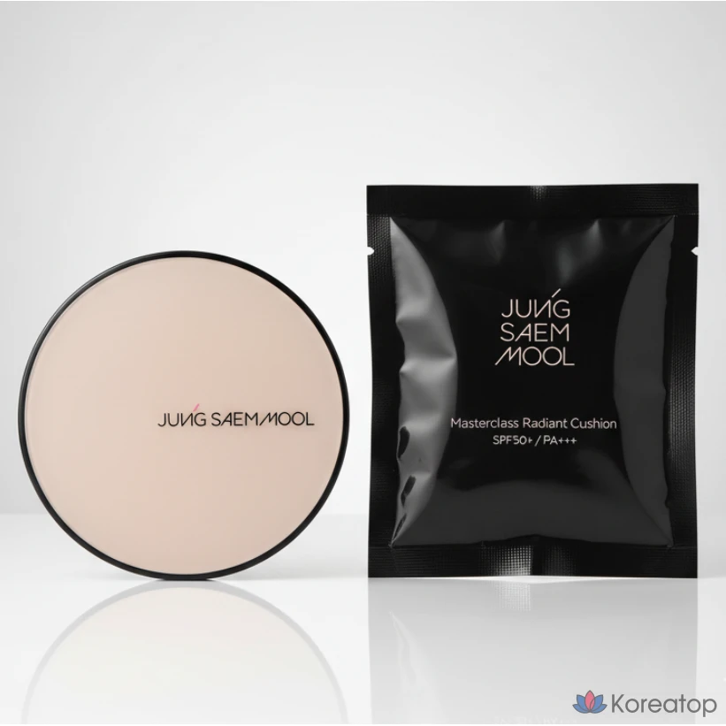 Кушон Jungsaemmool Masterclass Radiant Cushion (основной блок + рефил), оттенок N1 Ivory, 1 шт.