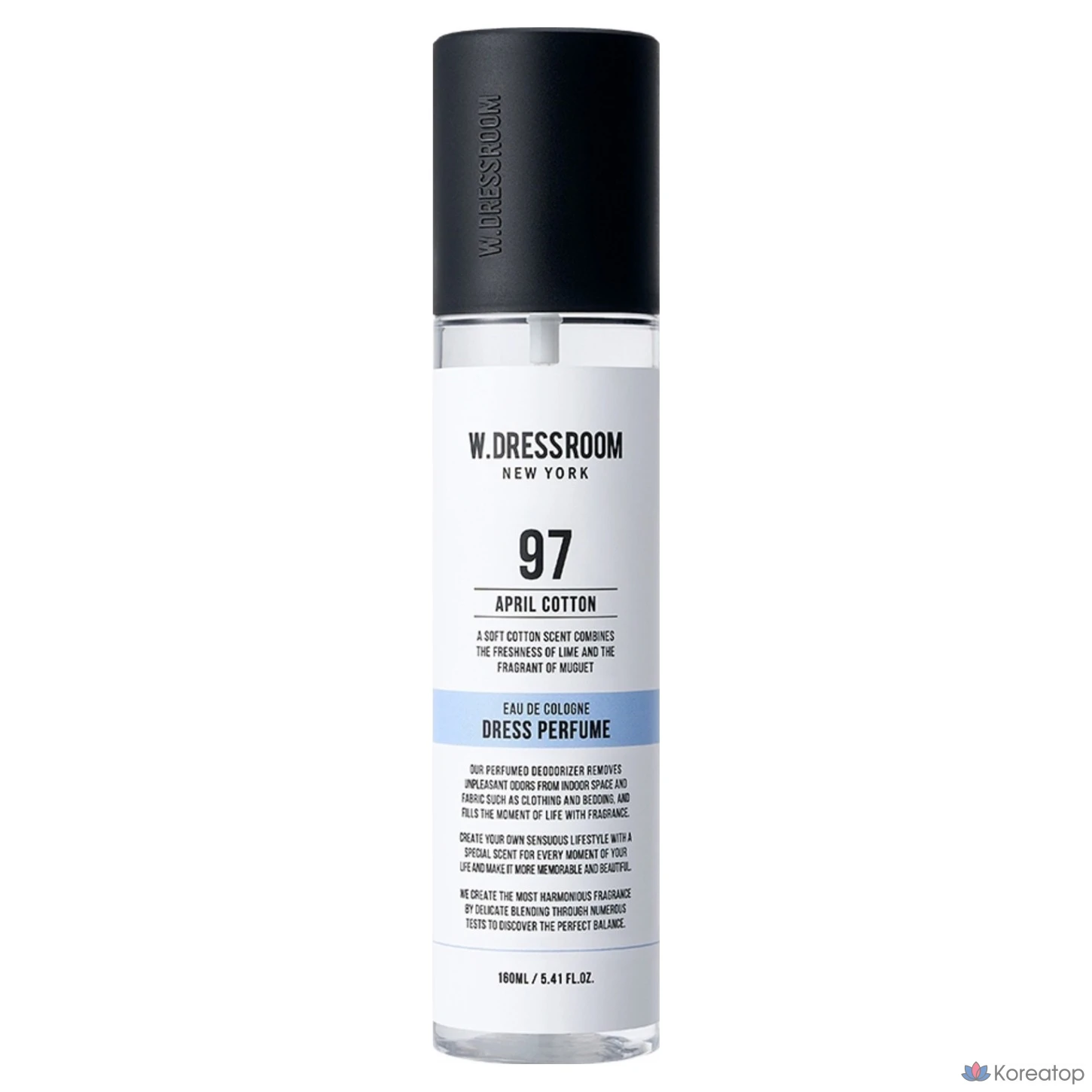 Ароматизатор для одежды и тела W.Dressroom Dress Perfume, оттенок April Cotton, 160 мл, 1 шт., фото 2