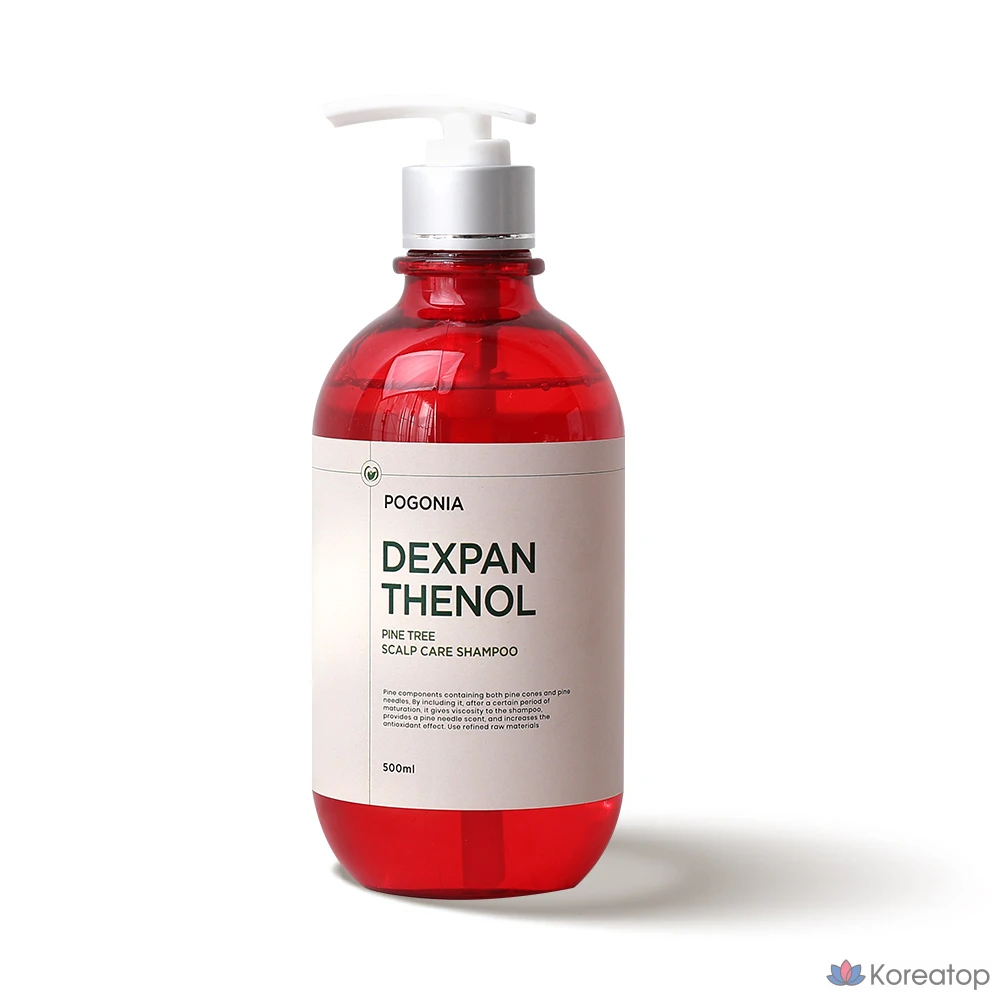 Гипоаллергенный шампунь Pogonia Dexpanthenol Pine Tree, содержащий 20 000 ppm декспантенола, 1 шт., 500 мл.