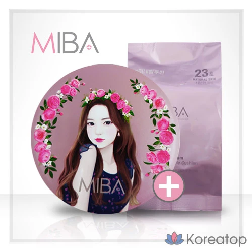 Тональный крем MIBA Ion Calcium King Cushion Foundation, 24 г + сменный блок 24 г, № 23, 1 шт.