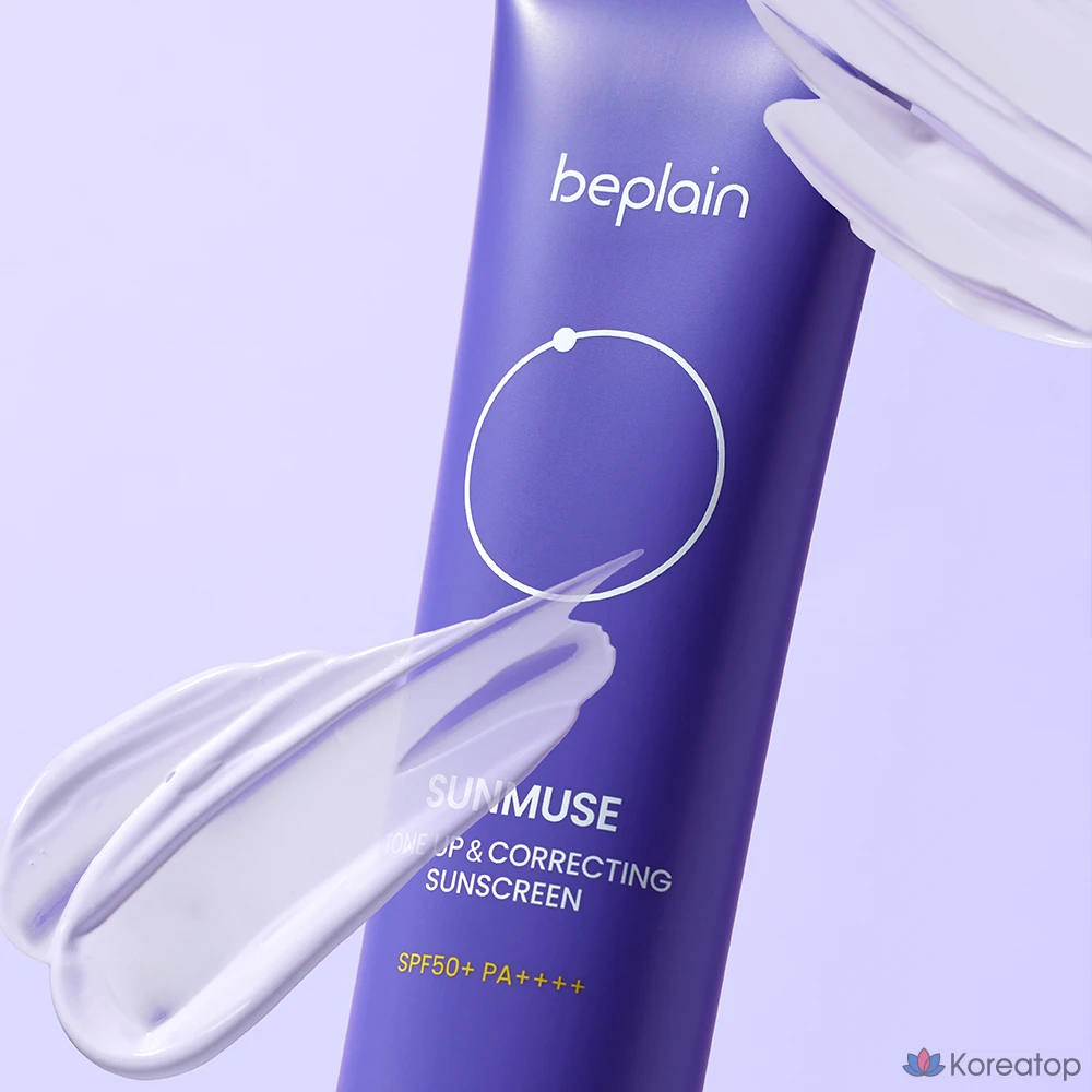 Солнцезащитный крем Beplain Sunmuse Tone Up & Correcting Sun Cream SPF50+ PA++++, 50 мл, 1 шт.