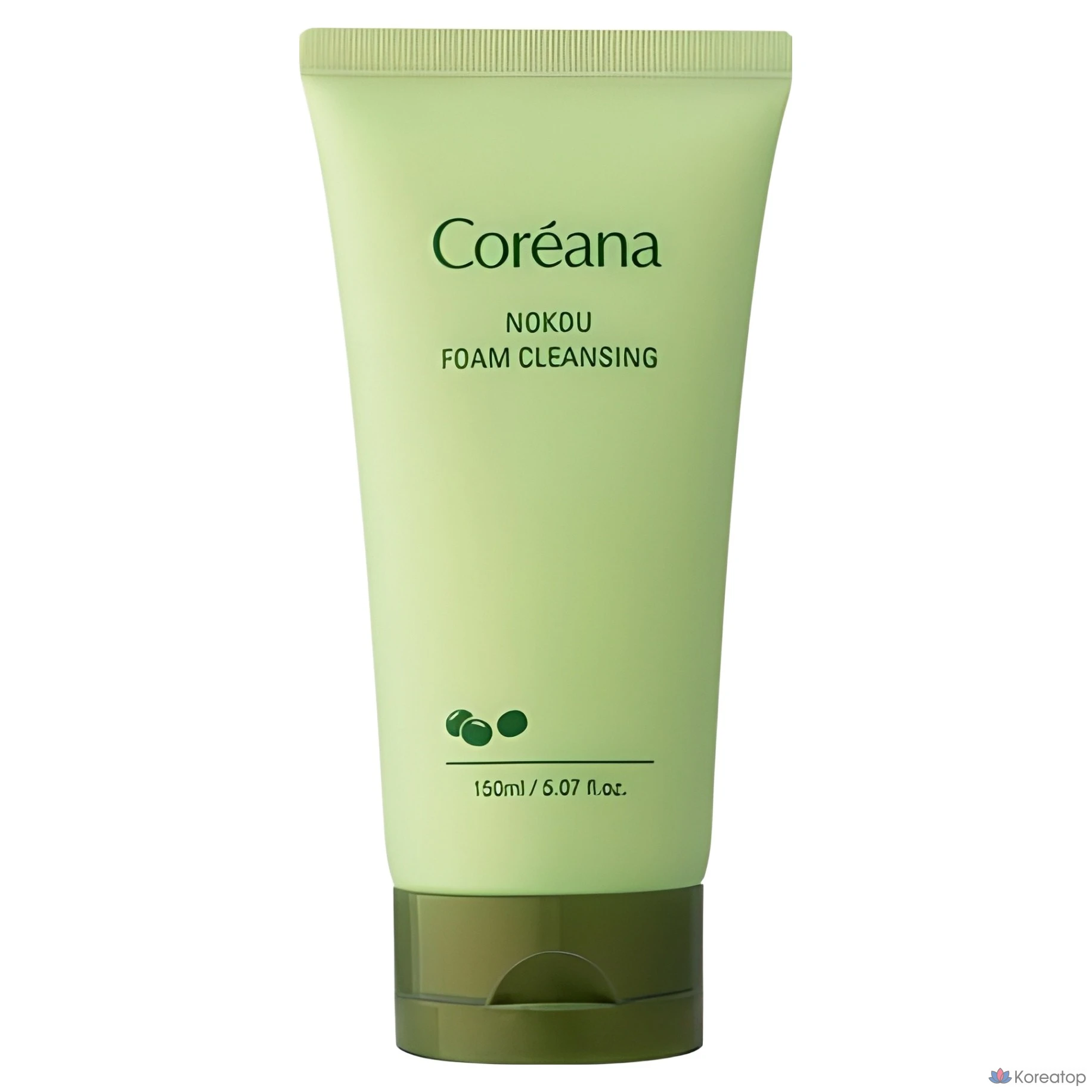 Очищающая пенка для лица Coreana с зелеными бобами, 150 мл, 1 шт.