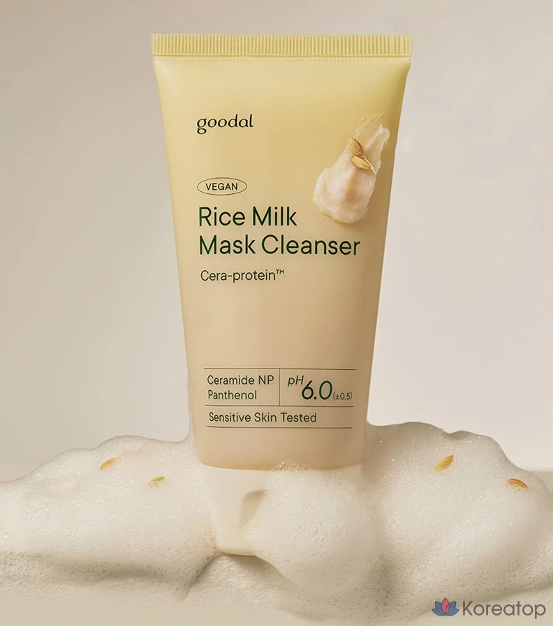 Очищающая маска для лица Goodal с рисовым молоком, 150 мл, 1 шт., фото 2