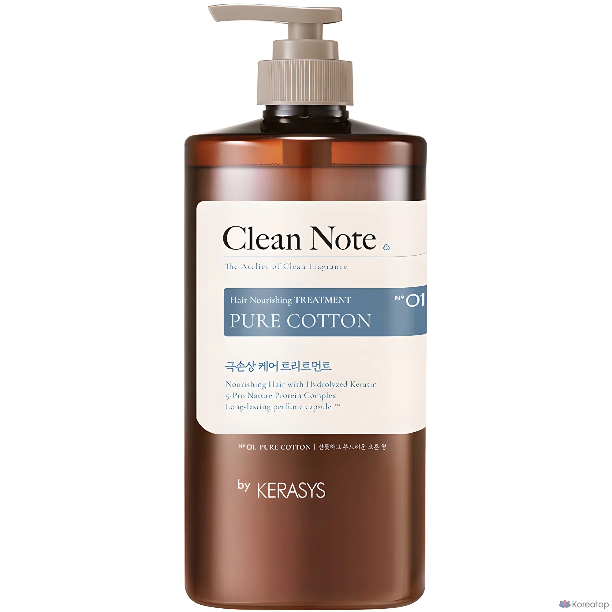 KeraSys Clean Note Pure Cotton Treatment, 1 л, 1 шт.
