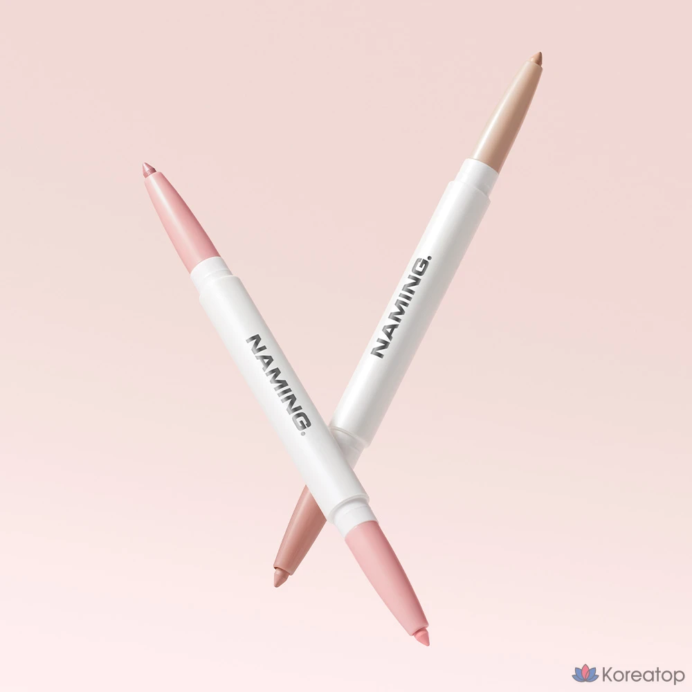 Дизайнерский карандаш для глаз Naming Perfect Tail Dualiner, 1 штука, Песочное омбре, фото 2