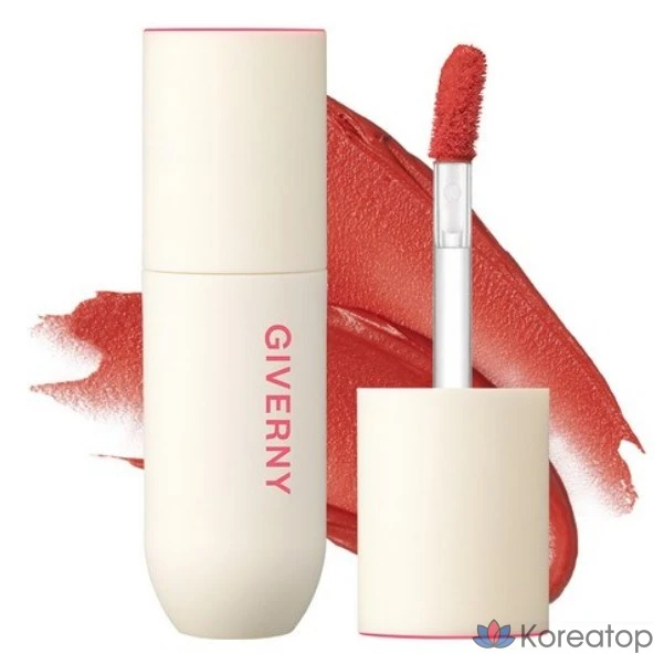 Тинт для губ Giverny Fluffy Sheer Tint, оттенок 02 Spring Coral, 3.5 г, 1 шт.
