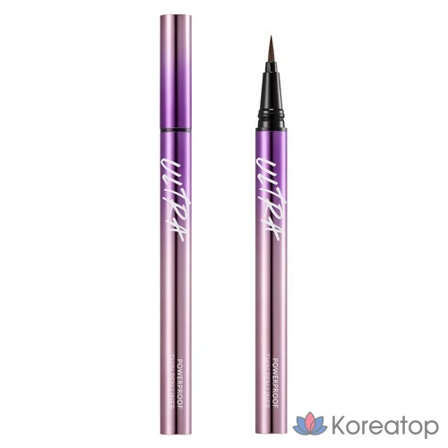 Подводка для глаз Missha Ultra Powerproof Thin Pen Liner, оттенок Dark Brown, 0.4 г, 1 шт.