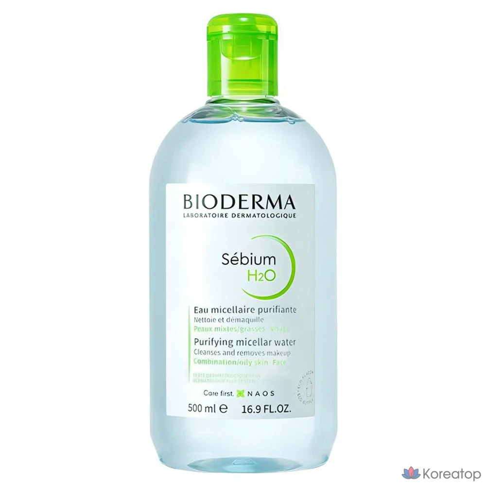Очищающая мицеллярная вода Bioderma Sebium H2O, 500 мл, 1 флакон