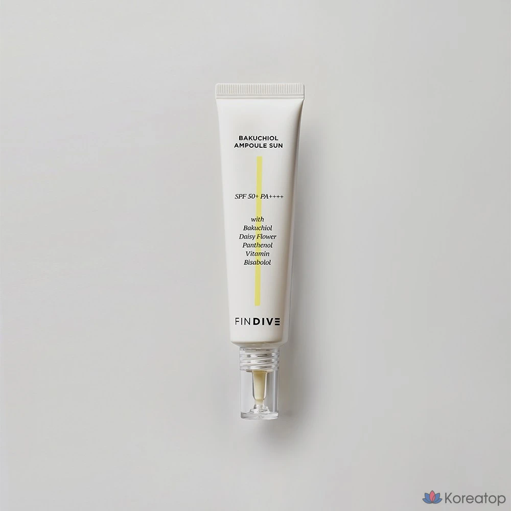 Солнцезащитный крем-ампула FINDIVE Bakuchiol SPF50+ PA++++, 30 мл, 1 шт.