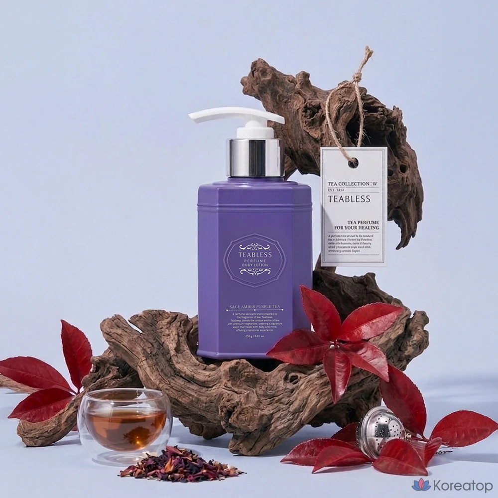 Лосьон для тела TEABLESS Perfume Body Lotion Purple Tea Floral Woody, 250 г, 1 шт.