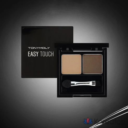 Тени для бровей Tony Moly Easy Touch Cake, натуральный коричневый