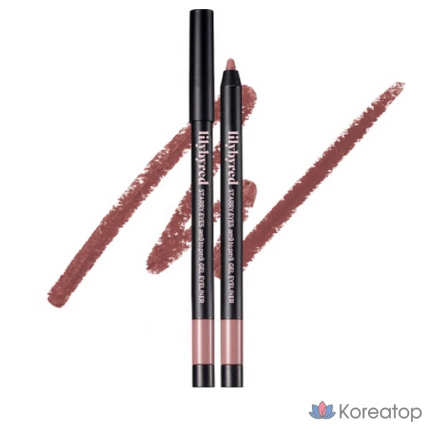 Гелевая подводка для глаз Lilybyred Starry Eyes Nine to Nine, 0,5 г, 19 MISTY FIG, 1 шт.