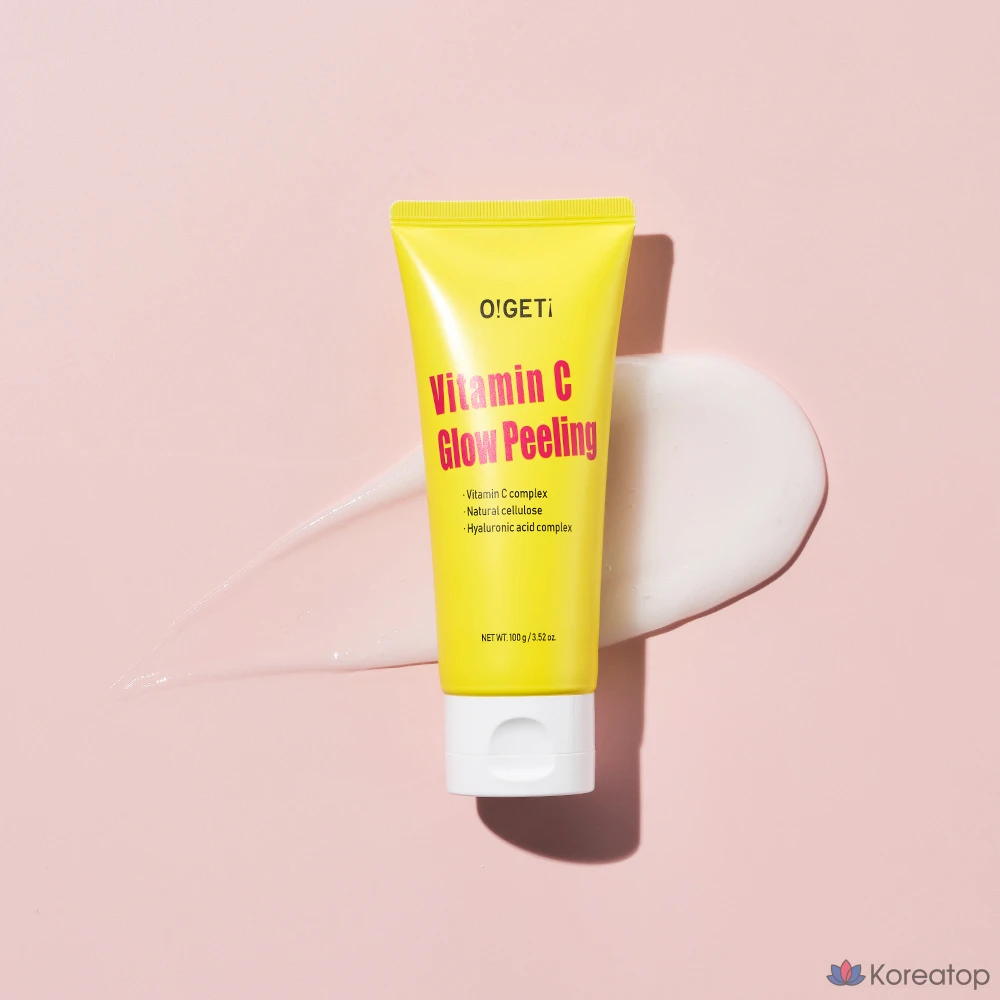 Отшелушивающий гель Oget Vitamin C Glow, 100 г, 1 шт.