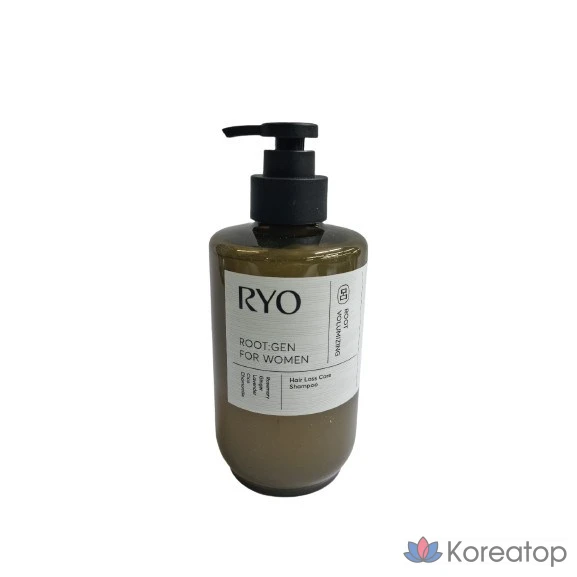 Шампунь Ryo Rootzen для лечения выпадения волос у женщин, бергамот и лаванда, 515 мл, 1 шт.